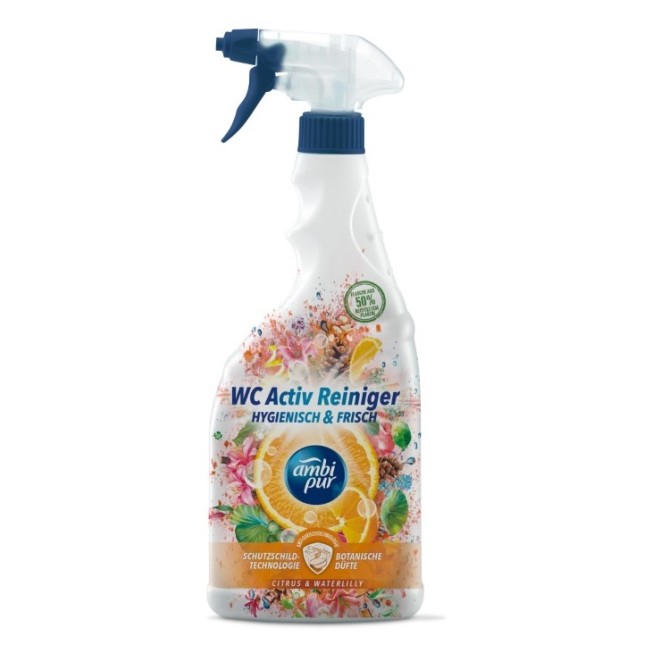  Citrus & Waterlilly 750 ml purškiamas WC valiklis