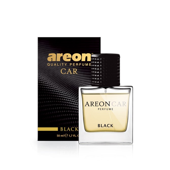 CAR PERFUME 50ml - Black "Areon" auto oro gaiviklis