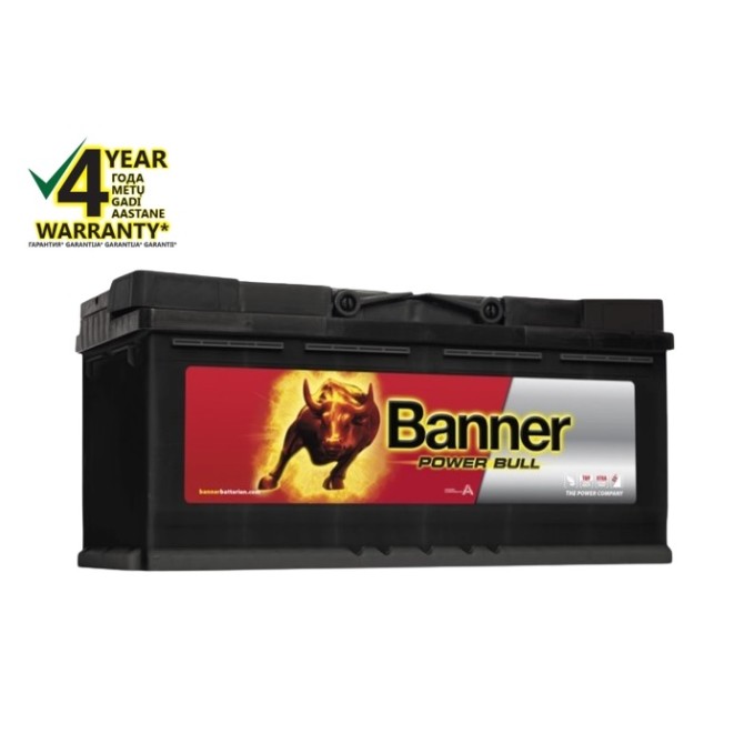 Akum. Banner 110 Ah Power PRO 12V 900A 394x175x190mm