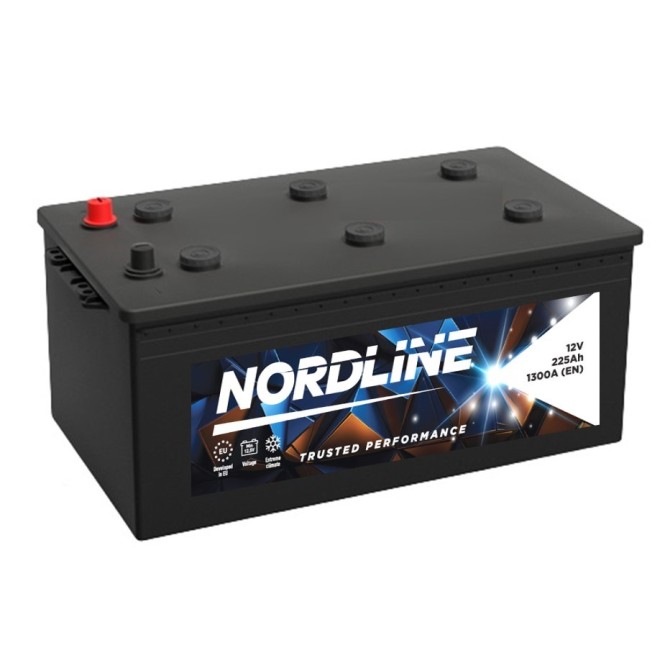 Akum. Nordline 225 Ah 12V 1300A 517x273x212/240mm