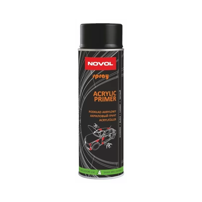 Aerozol.akril.grun.0.5L juodas  ACRYL PRIMER BLACK