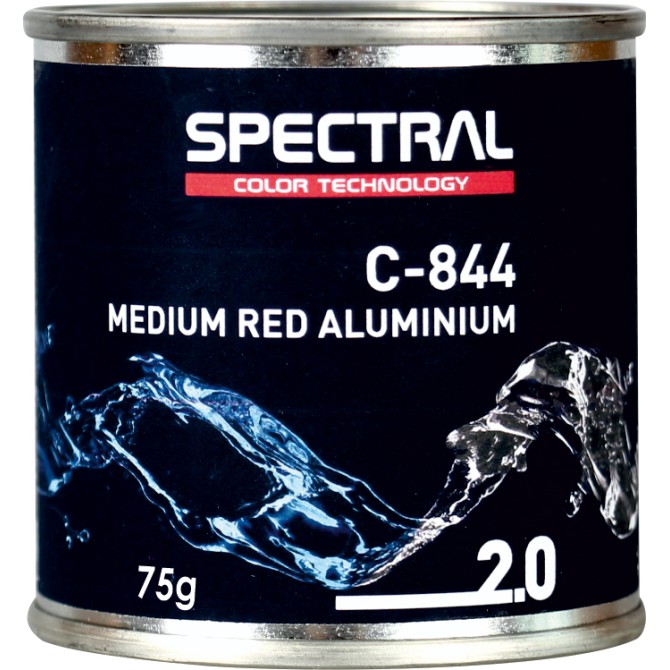 C-844 MEDIUM RED ALUMINIUM 75g  (142 form.)