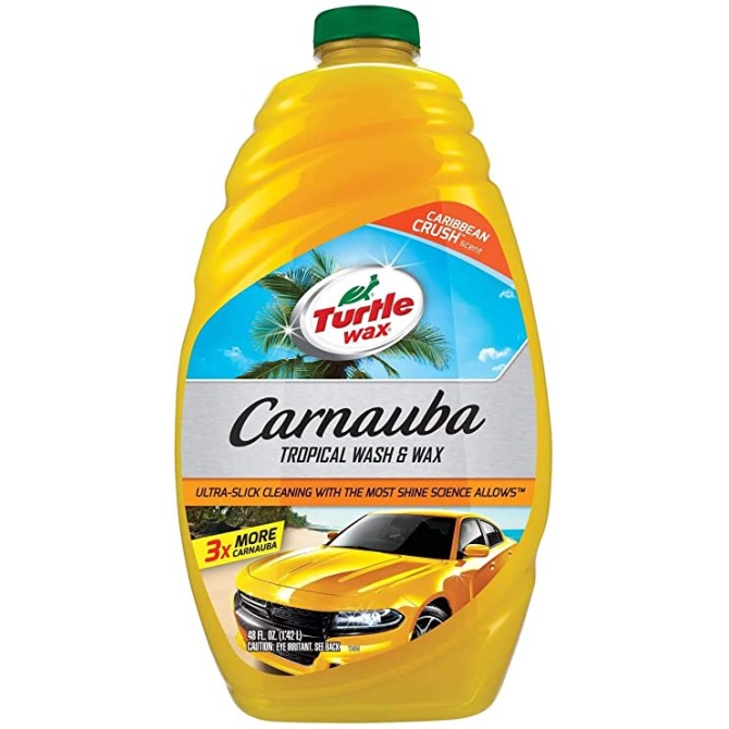 TURTLE WAX Carnauba Wash & Wax 1.42L šampoon Carnauba vahaga