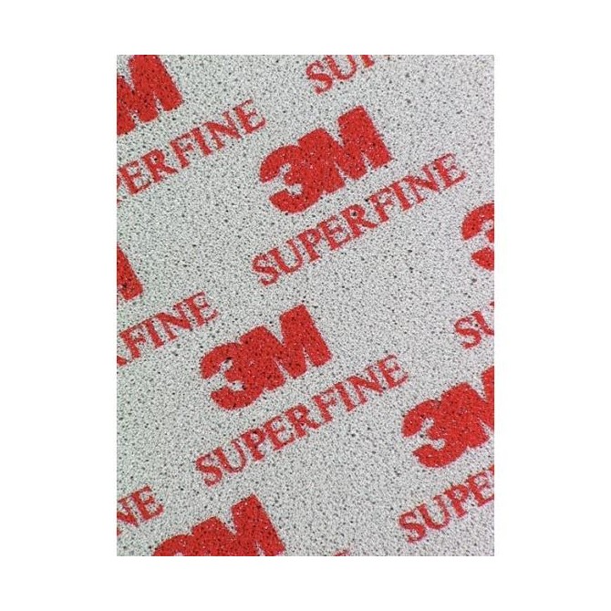 3M Sanding Sponge Superflex Super Fine 115x140mm 20 pc. šlifavimo kempinė