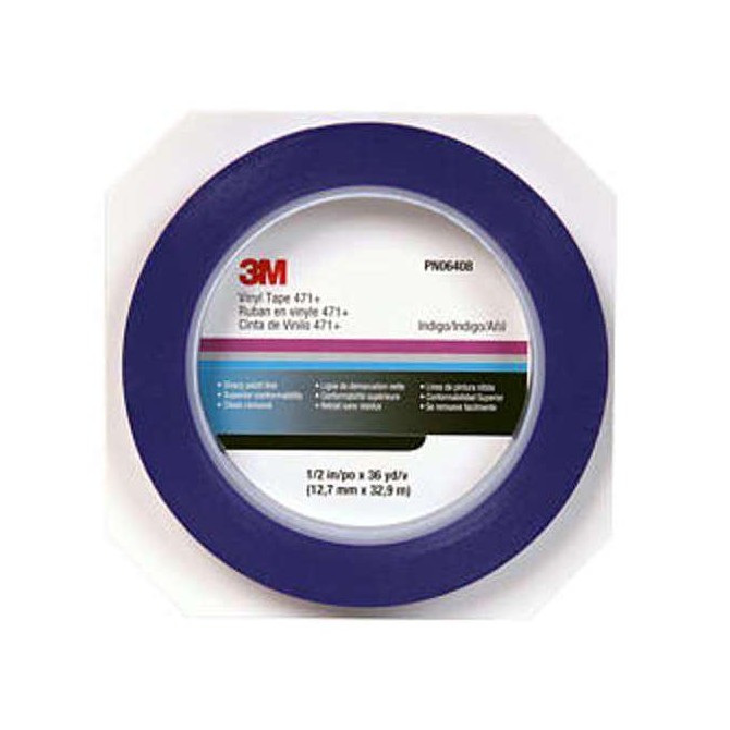 3M Masking Tape Fine Line Blue 6mmx33m vinila maskēšanas lente