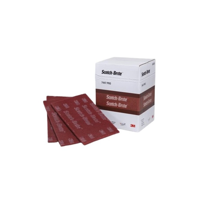 3M Scotch-Brite A-Vfn Red 150X220mm (20 Pcs.) mitrai vai sausai slīpēšanai