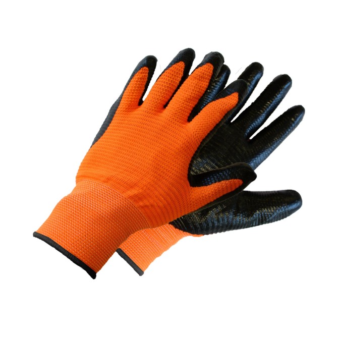  Nitrile coated gloves size 10, 12 pairs перчатки с нитриловым покрытием размер