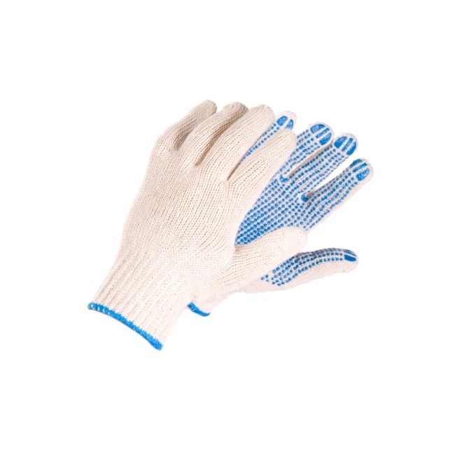  Knitted Gloves With PVC, 700G, Size 10 PVC-ga kootud kindad