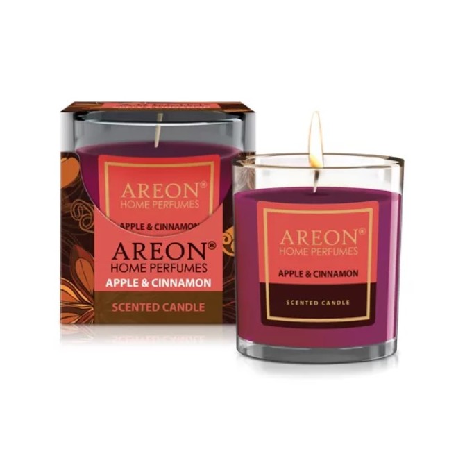 AREON Apple&Cinnamon 120 g aromātiskā svece ~25h