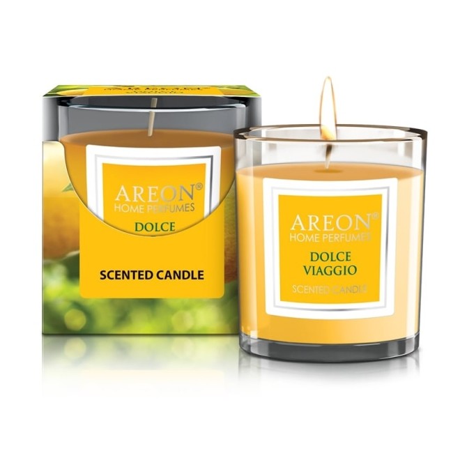 AREON Dolce Viaggio 120 g scented candle ~25 H