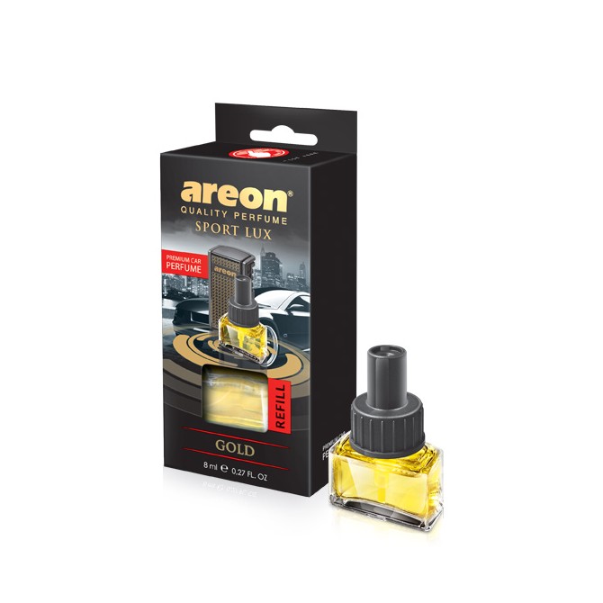 AREON Car Gold Refill 8 ml gaisa atsvaidzinātāja uzpilde