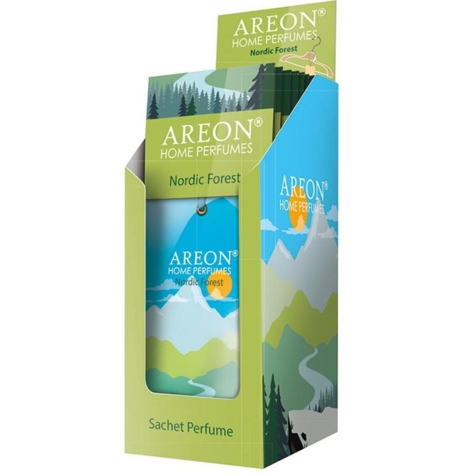 AREON Nordic Forest 12pc. spintų kvapai