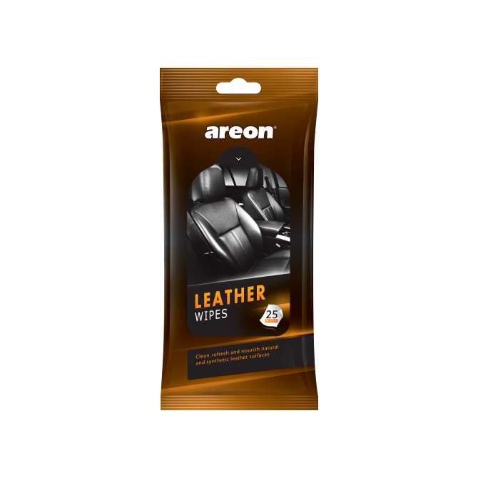 AREON Wipes Leather 25 pc. salvetes ādai