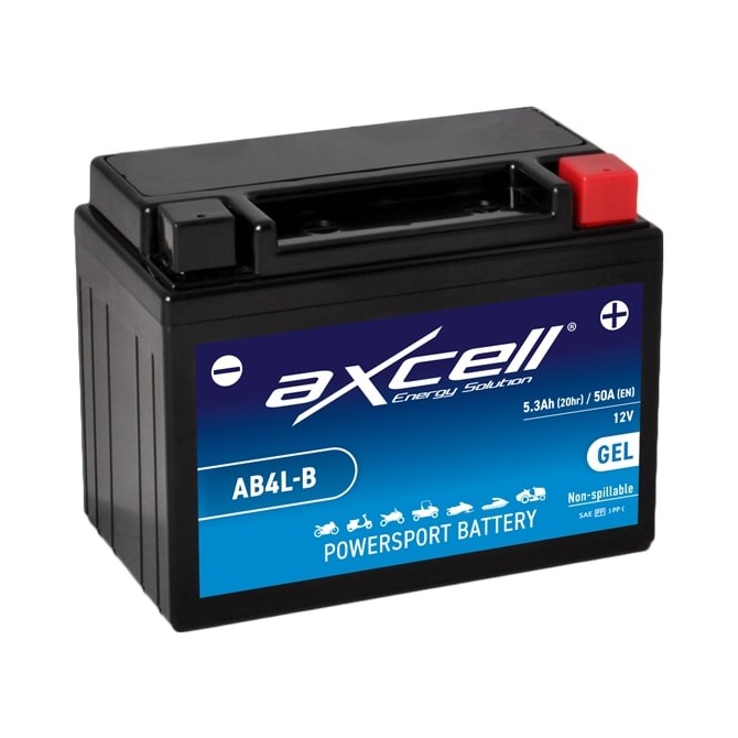 Akum. Axcell 5 Ah GEL -/+ 12V 50A 120x70x92mm