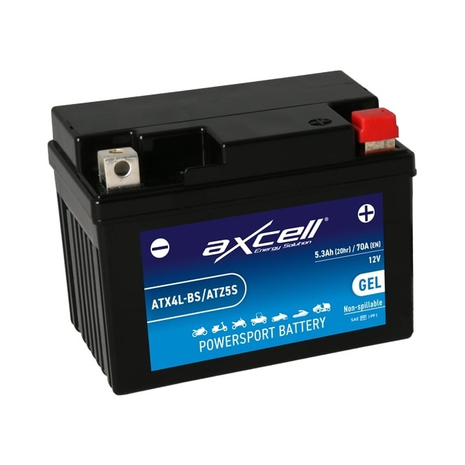 Akum. Axcell 5 Ah GEL -/+ 12V 70A 113x70x85mm