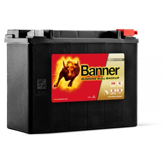 BANNER Running Bull Backup Aux18 20Ah 300A 12V 206x91x163mm аккумулятор