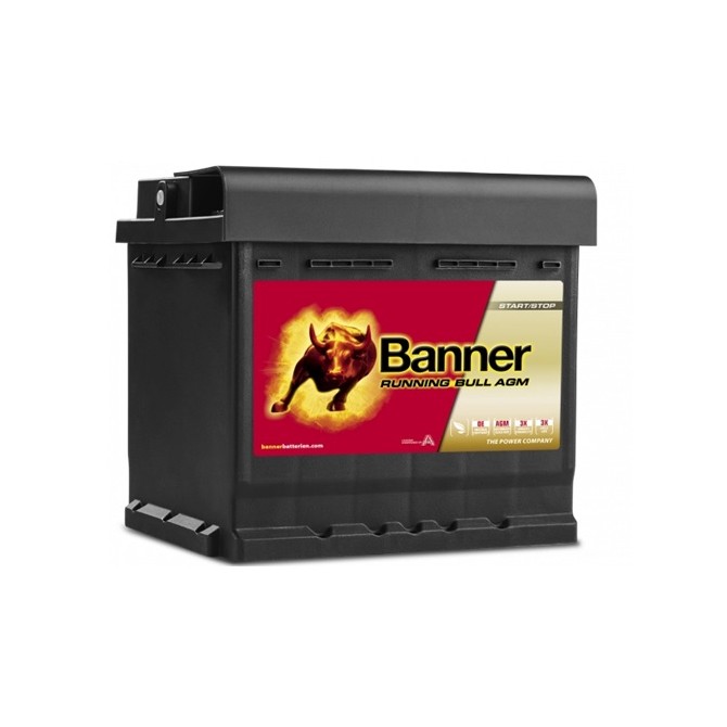 BANNER Running Bull AGM 50Ah 640A 12  210x175x190mm аккумулятор