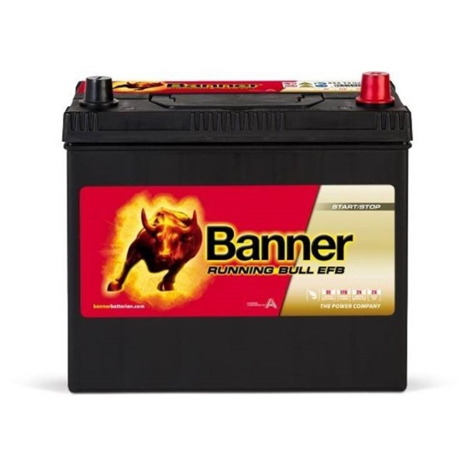 Akum. Banner EFB 55Ah   - + 12V 460A 238x129x203x225mm