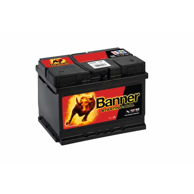 BANNER Starting Bull 55Ah 450A 241x175x175mm akumulators