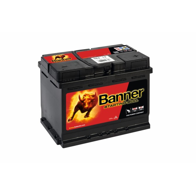 BANNER Starting Bull 62Ah 510A 12V 241x175x190mm battery