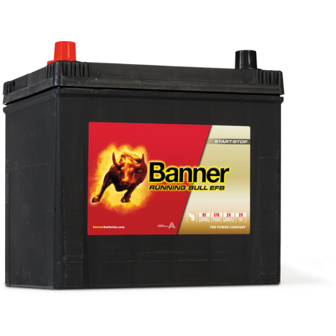 BANNER Running Bull EFB 65Ah 550A +- 12V, 233x173x203/225mm аккумулятор