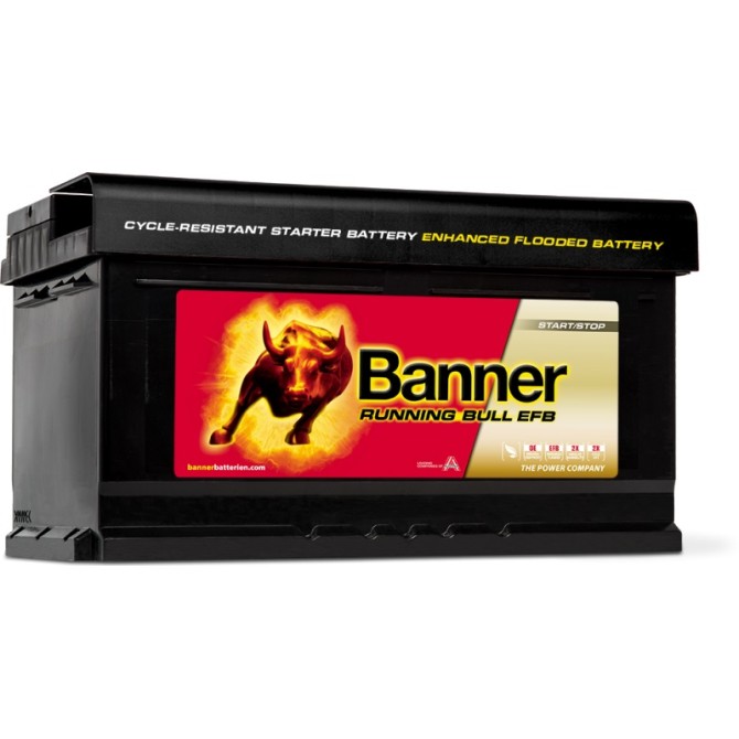 BANNER Running Bull EFB 75Ah 730A 12V 315x175x175mm аккумулятор