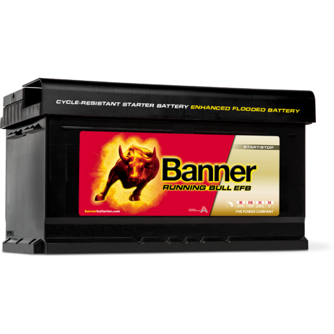 BANNER Running Bull EFB 75Ah 730A 12V 315x175x175mm аккумулятор