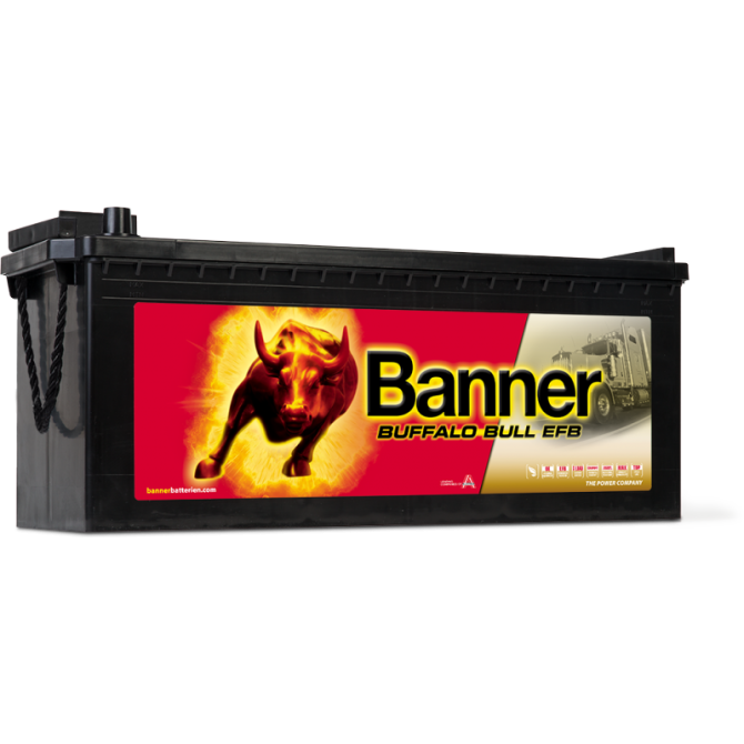 Banner Buffalo Bull 190Ah EFB 12V 1050A 514x223x195/220mm