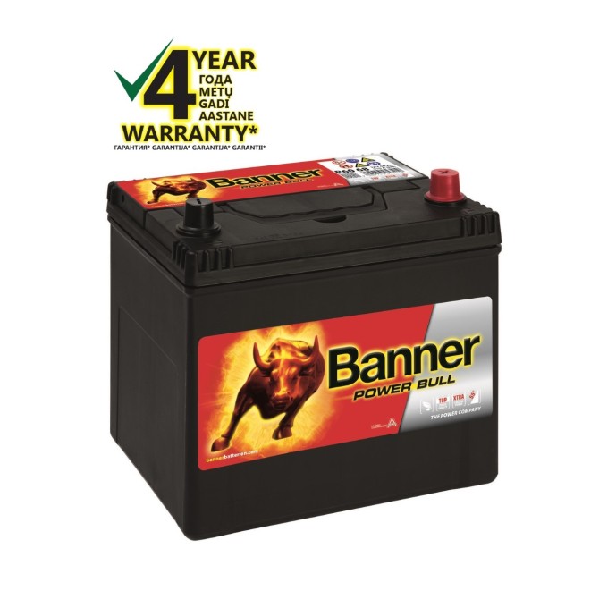 BANNER Power Bull 60Ah 510A -+ 12V 233x173x203x225mm аккумулятор