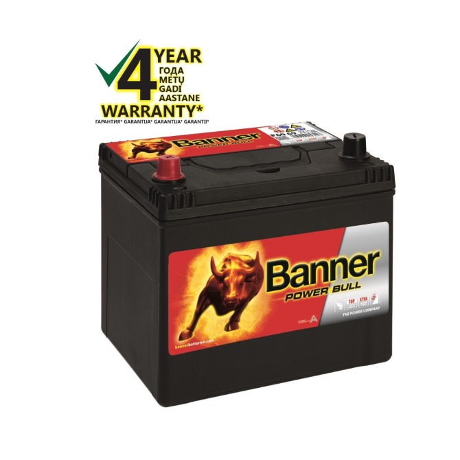 BANNER Power Bull 60Ah 510A +- 12V 233x173x203x225mm аккумулятор