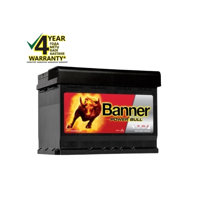 BANNER Power Bull PRO 63Ah 620A 12V 241x175x190mm аккумулятор