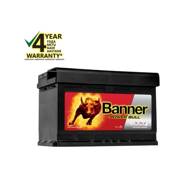 BANNER Power Bull PRO 77Ah 700A 12V 278x175x190mm аккумулятор