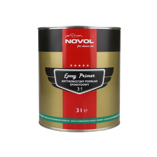 NOVOL for CLASSIC CAR Epoxy Primer 3:1 3L epoksīda biezslāņa gruntējums