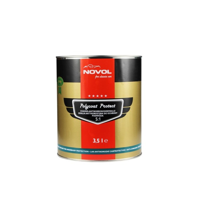 NOVOL for CLASSIC CAR Polycoat Protect Black Paint 5:1 3.5 L черная антикоррозийная краска нижне