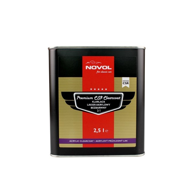 NOVOL for CLASSIC CAR Premium CSR Clearcoat 3:1 akrilinis lakas