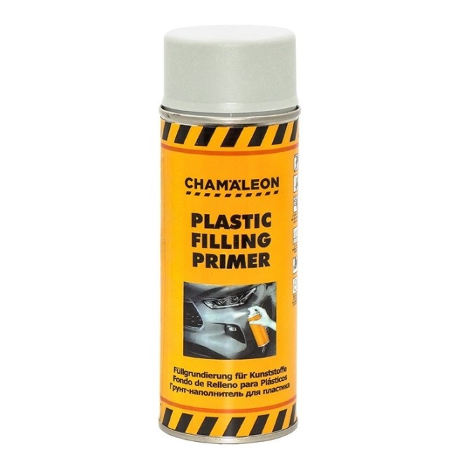 CHAMAELEON Aerosol Plastic Filling Primer Light Grey 400ml грунтовка для пластика