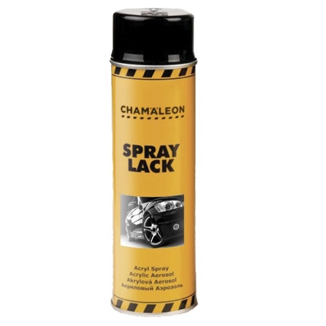 CHAMAELEON Aerosol Acrylic Paint Black Gloss 0.5l акриловая черная глянцевая краска