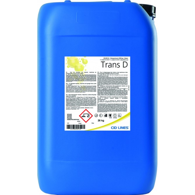 KENOTEK Strong Alkaline Degreaser Trans-D 26Kg stiprus šarminis riebalų valiklis-nuriebiklis