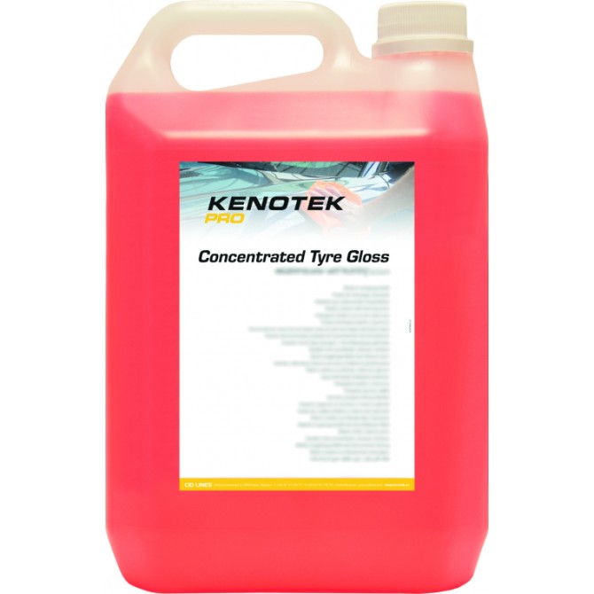 KENOTEK Concentrated Tire Gloss 5l koncentrēts riepu melninātājs