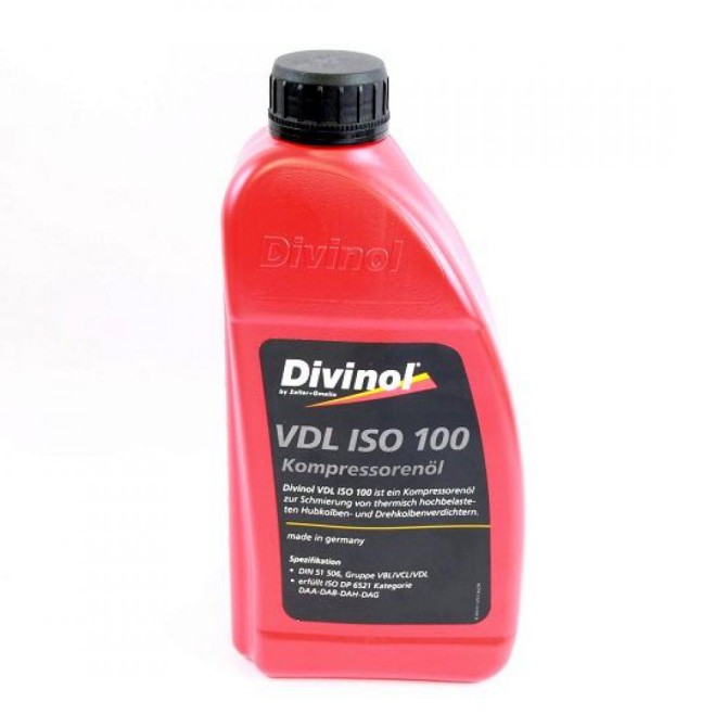 DIVINOL Compressor Oil 1L Vdl Iso 100 kompresora eļļa