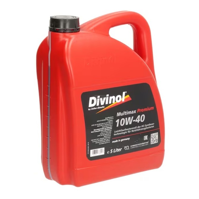 DIVINOL Multimax Premium 10W40 5l синтетическое масло