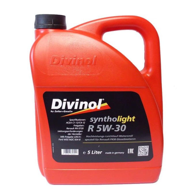 DIVINOL Syntholight R 5W-30  5L sintetinė alyva