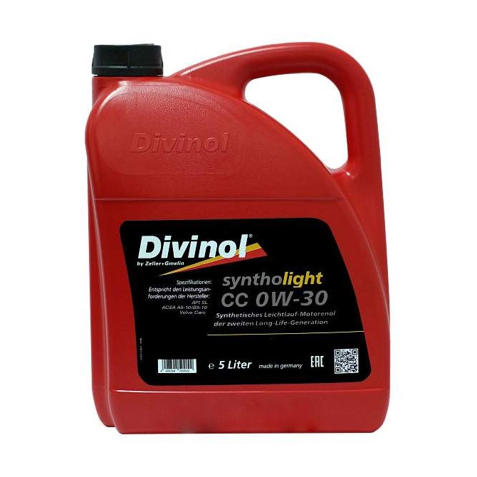 DIVINOL Syntholight CC 0W-30  5L synthetic oil