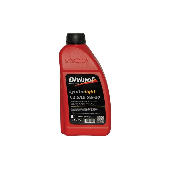 DIVINOL Syntholight C2 5W-30 1 L. SN/CF, Acea C2-12 (F.T.H.M) synthetic oil