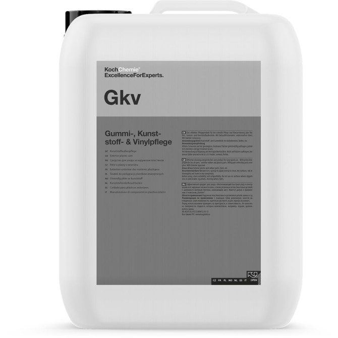 KOCH CHEMIE Exterior plastic and tire cleaner Gkv 10L ārējās plastmasas un riepu tīrīšanas līdzeklis