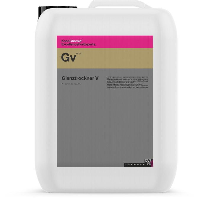 KOCH CHEMIE Glanztrockner Gv 20L drying aid with gloss additives