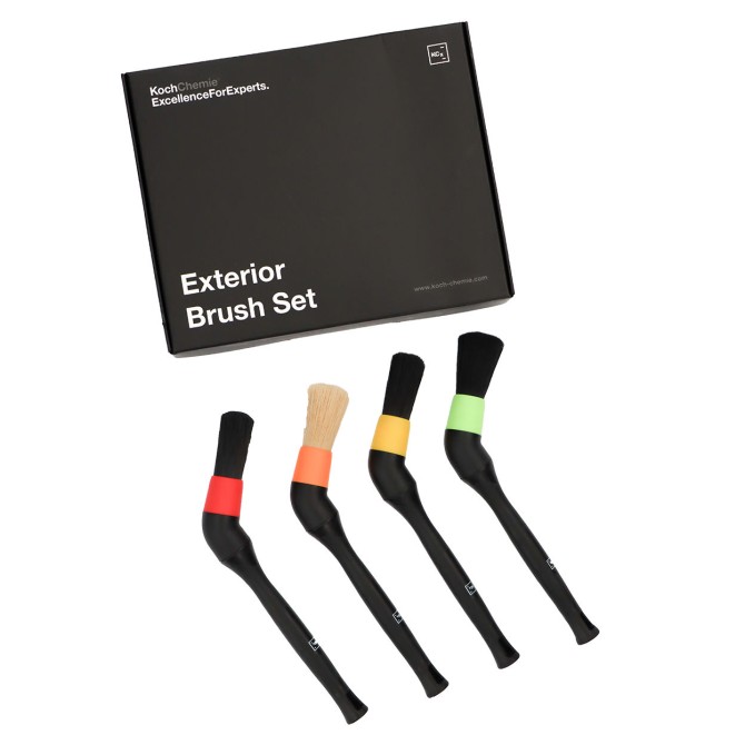 KOCH CHEMIE Exterior Brush Set  4 brushes išorės šepetėlių rinkinys