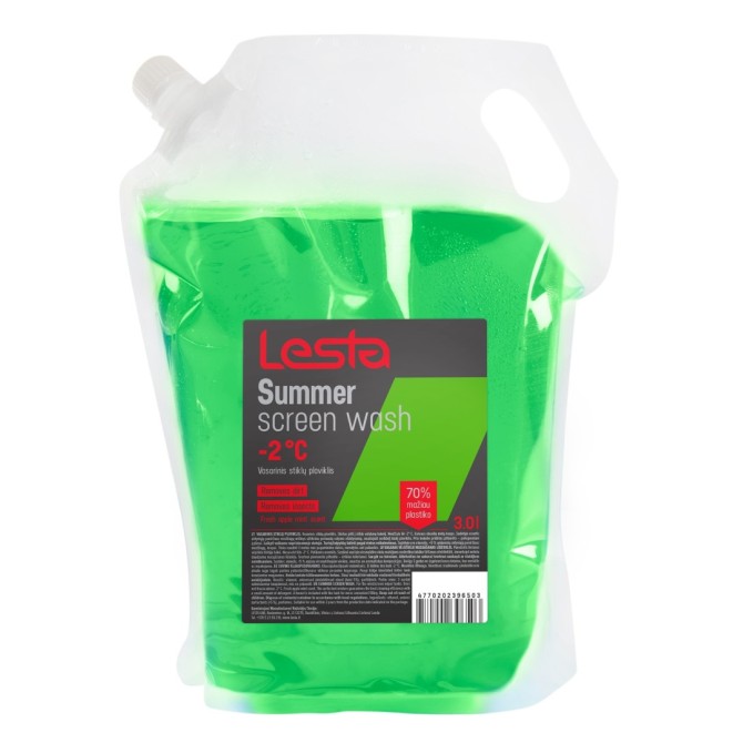 LESTA Windscreen Washer Fluid 2In1 -2°C 3l  klaasipesuvedelik