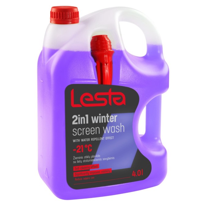 LESTA Windscreen Washer Fluid 2in1 -21°C 4l vējstiklu mazgāšanas šķidrums