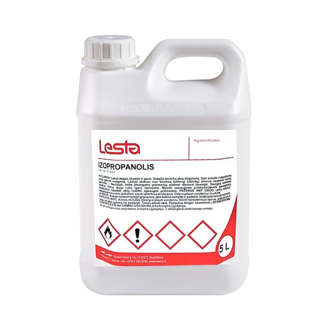 LESTA Isopropanol 5 L 99proc. isopropanool (tehniline piiritus)